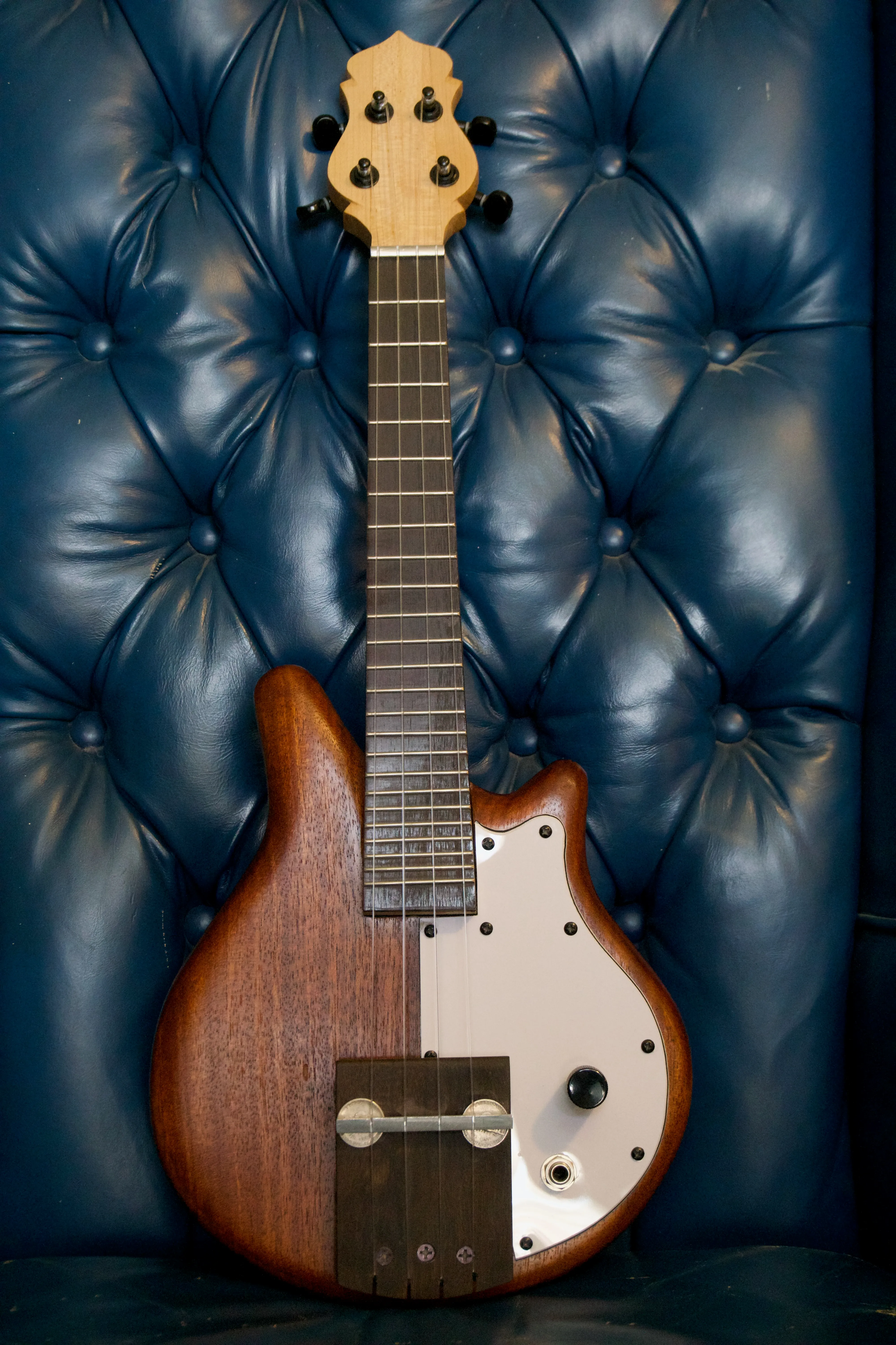Electric ukulele, front