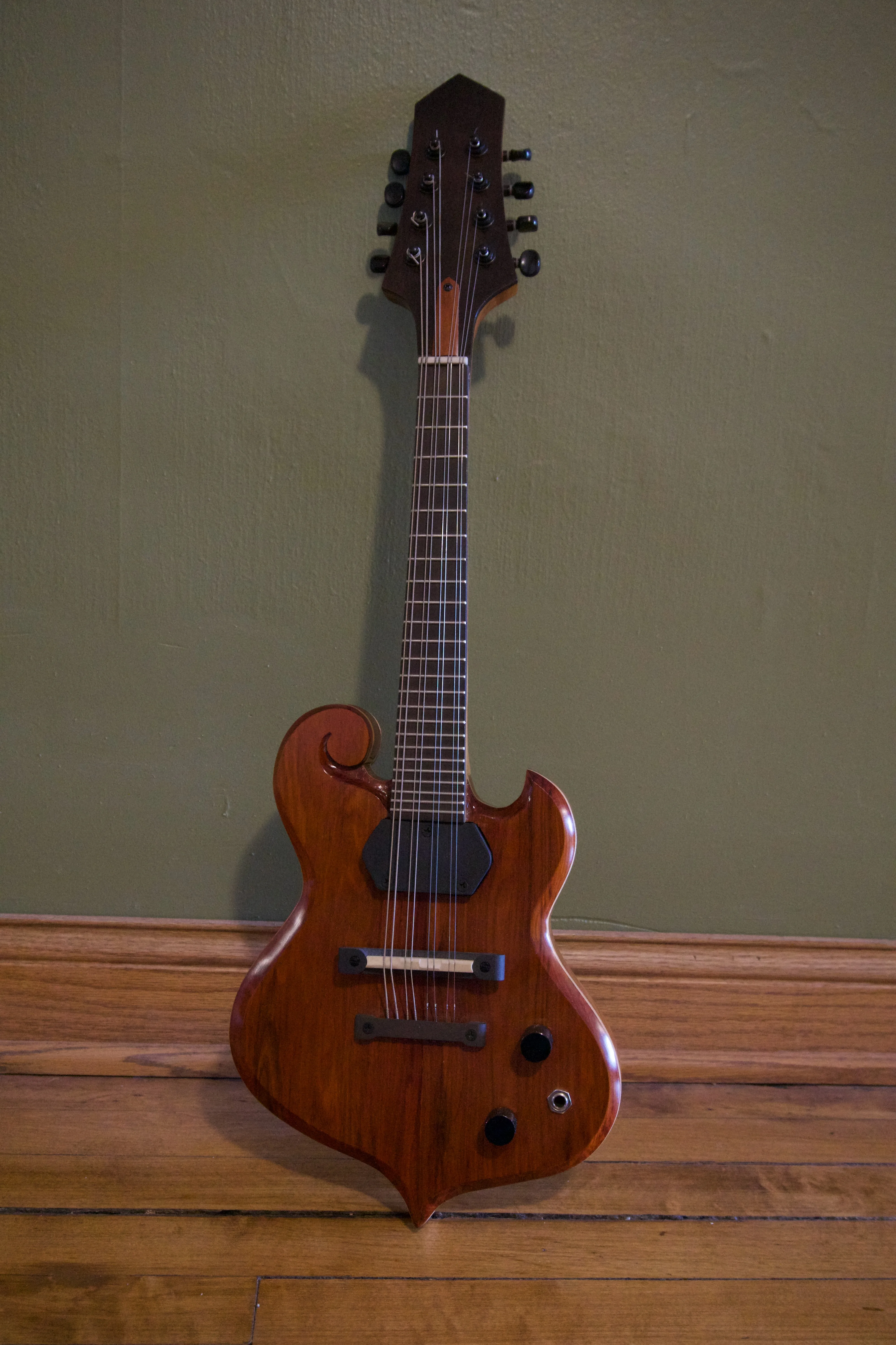 Redheart electric mandolin front